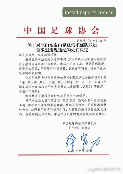 b体育官方网站下载 中国足球第三批禁足名单详解:65人受罚,行业乱象需深度反思